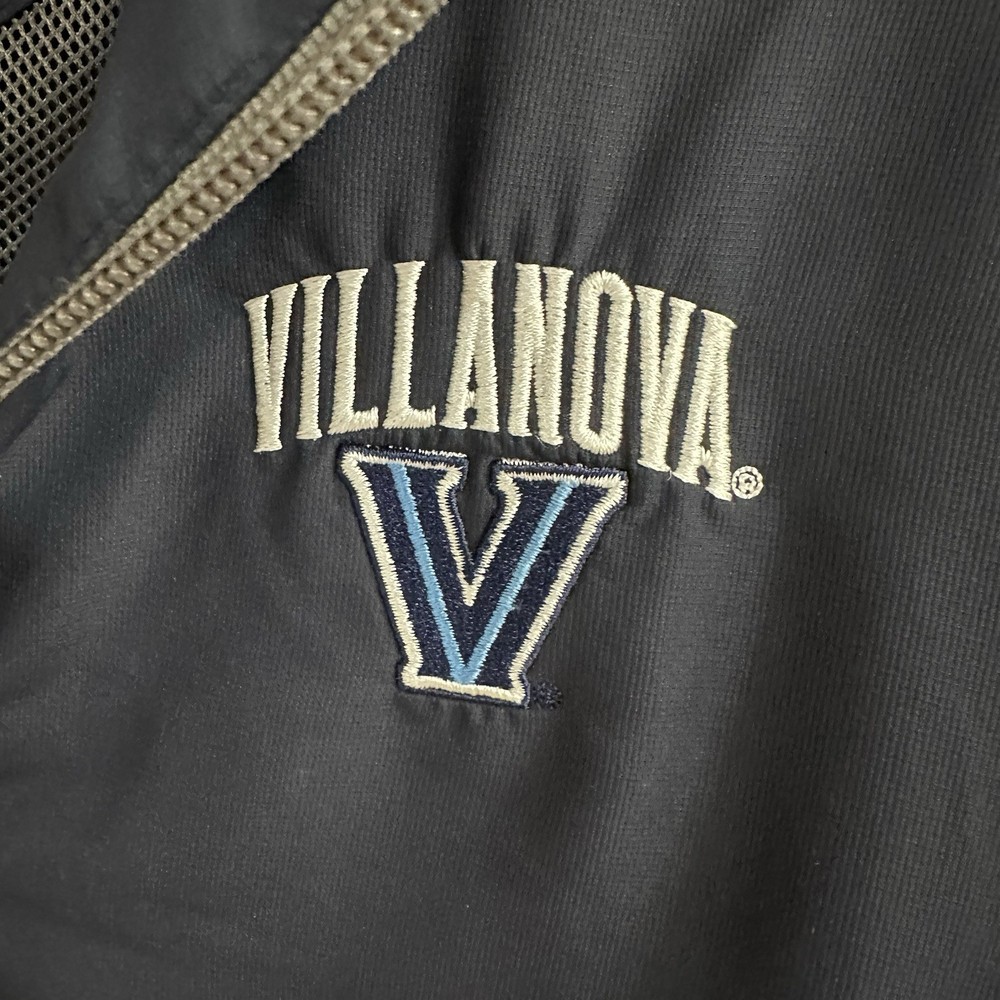Ping Villanova Navy and Gray Quarter-Zip Golf Pullover Jacket. Size Large.