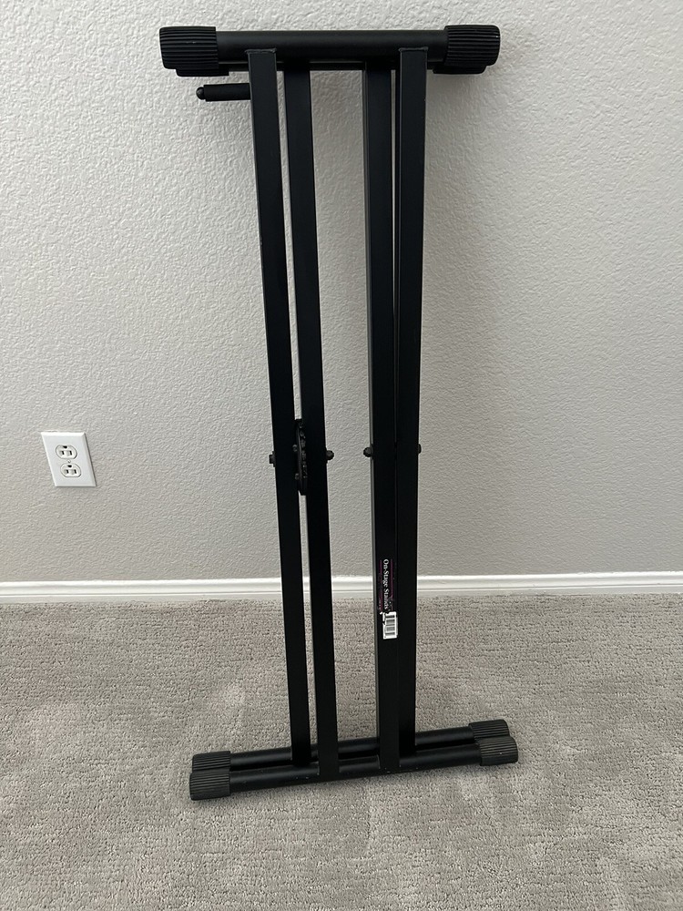 On-Stage heavy duty keyboard stand lok tight construction