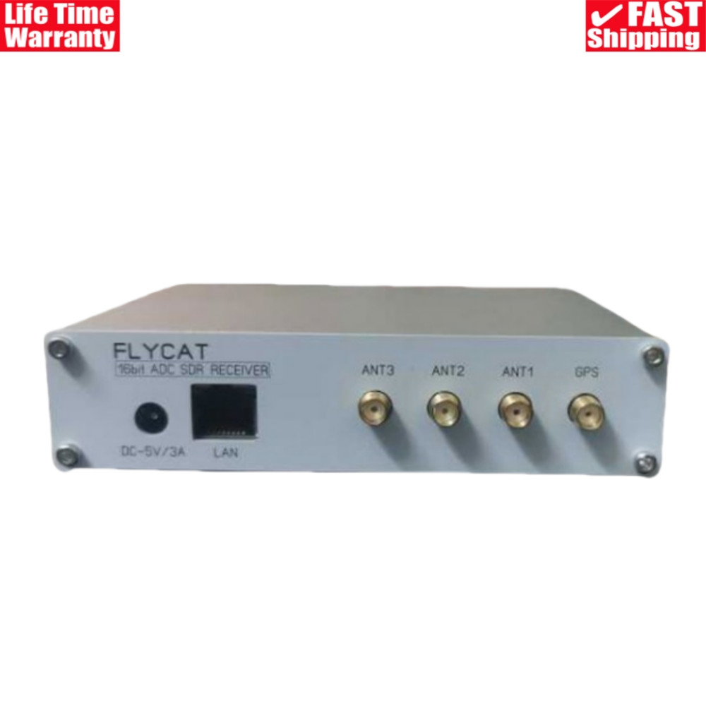 FLYCAT 16Bits ADC SDR Receiver Network Sharing Wireless Shortwave DC-5V/3A