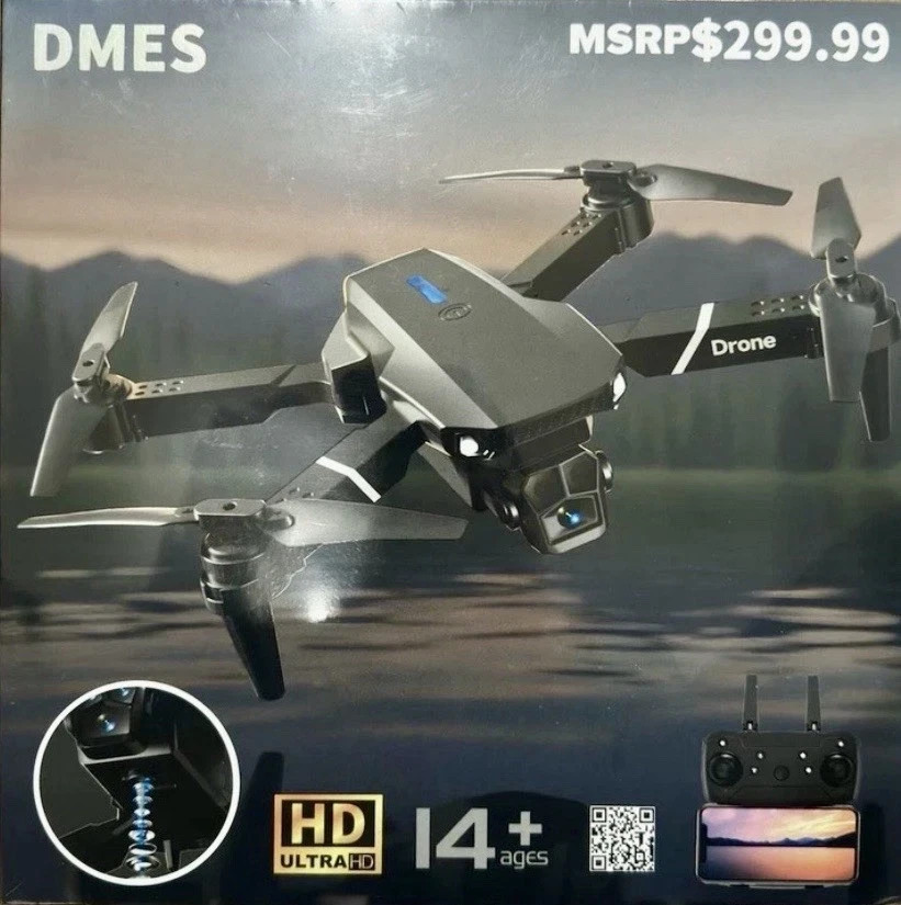 DMES P13 Drone with Intelligent Obstacle Avoidance and HD Ultra Camera NIB