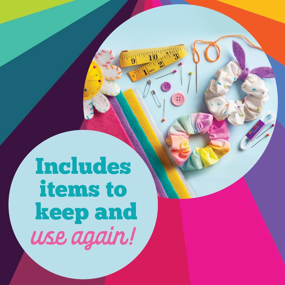 Craft-Tastic Let’s Learn to Sew – Mini Sewing Kit, Arts and small, Multi