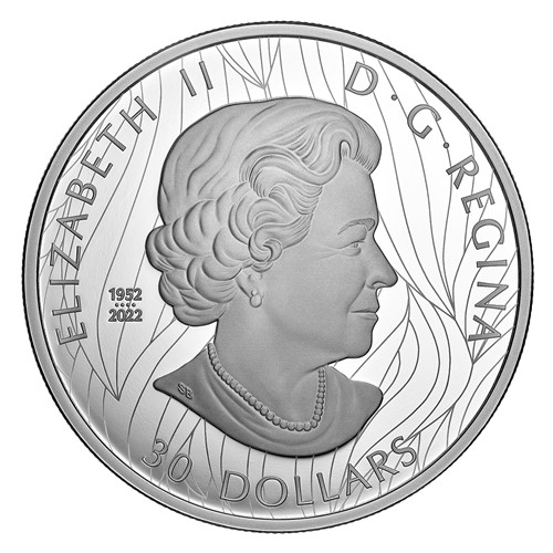2023 Canada $30, 2-oz Silver Proof The Striking Bald Eagle
