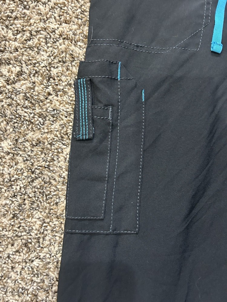 Black & Blue Carhartt Uniform Scrub Set XL