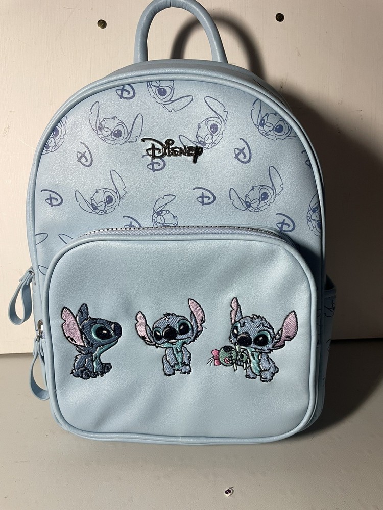DISNEY STITCH BLUE SKETCH LARGE BACKPACK PRIMARK BNWT