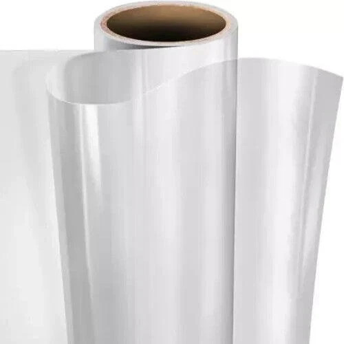Vvivid Clear Self-adhesive Lamination Vinyl Roll for 12" X 6ft, Clear