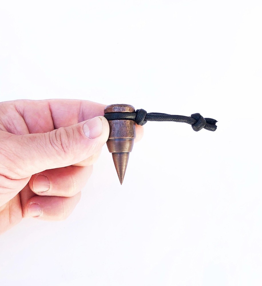 Copper Marlin Spike – Handmade Solid Ropework Fid Tool – Nautical EDC Gift