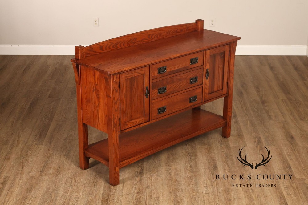 Nichols & Stone Mission Style Oak Sideboard