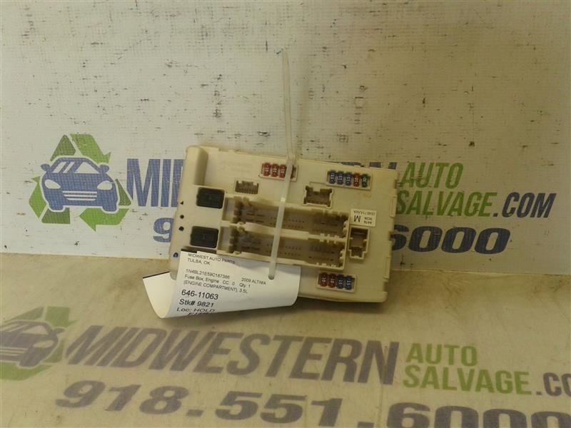 Fuse Box Engine Compartment VIN A 4th Digit Fits 08-10 ALTIMA 8343302