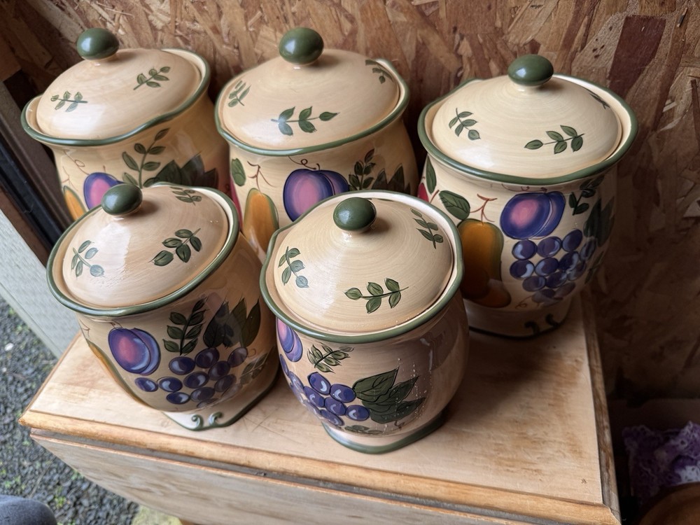 Home Trends Granada 5 Pc Canister Set