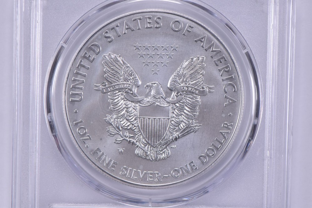 SP69 2015-W Burnished Silver Eagle Annual Set PCGS Blue Label
