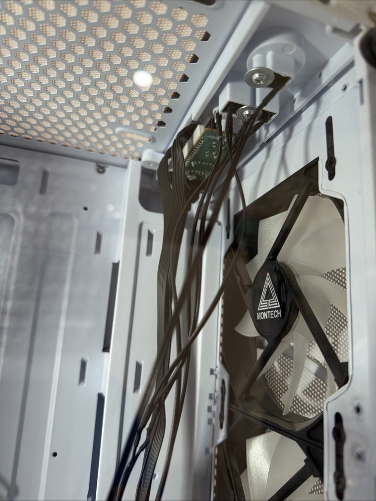 MONTECH X1 TEMPERED GLASS ATX MID TOWER COMPUTER CASE WHITE