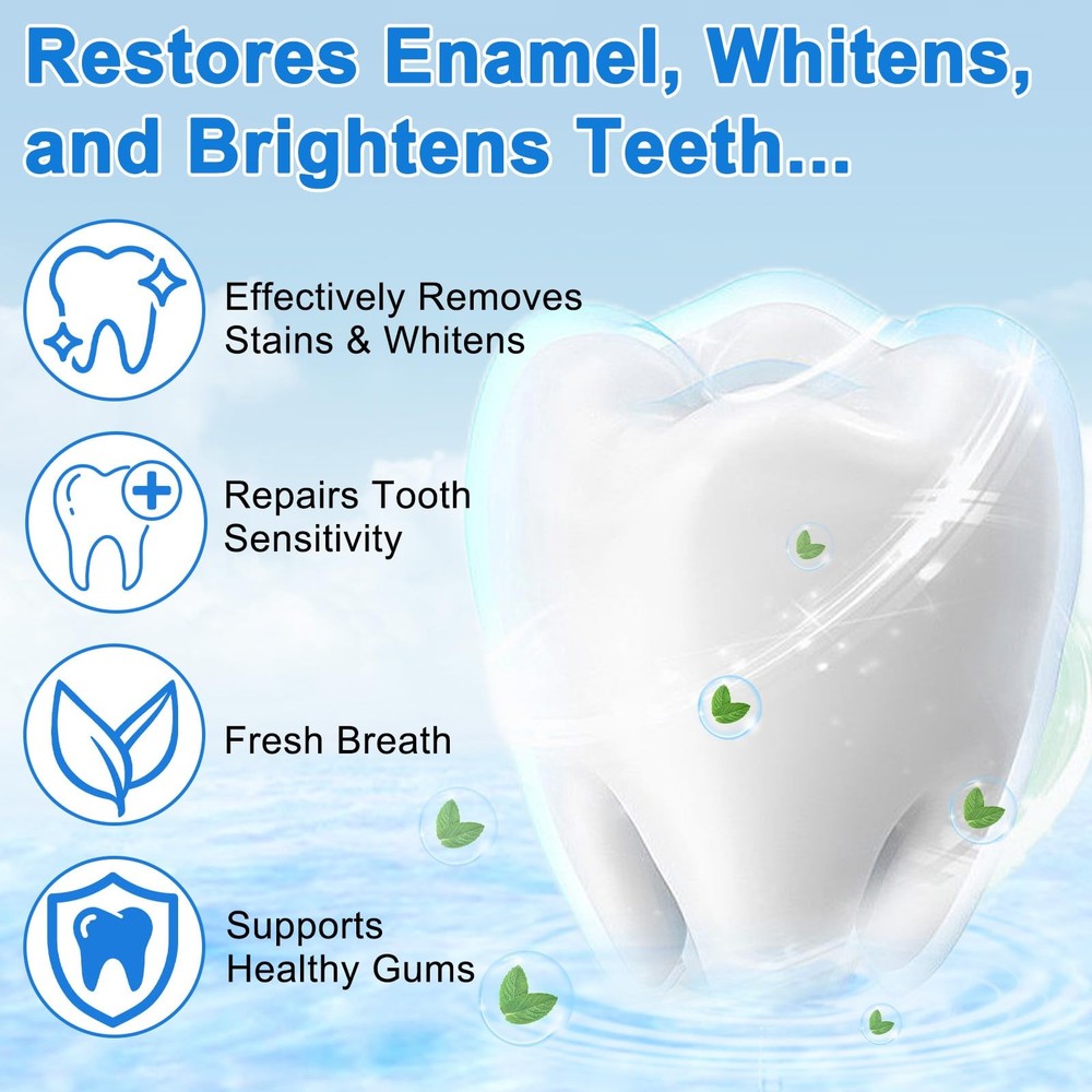 9.9% Hydroxyapatite Toothpaste, 4.23 Oz Nano Hydroxyapatite Toothpaste for E