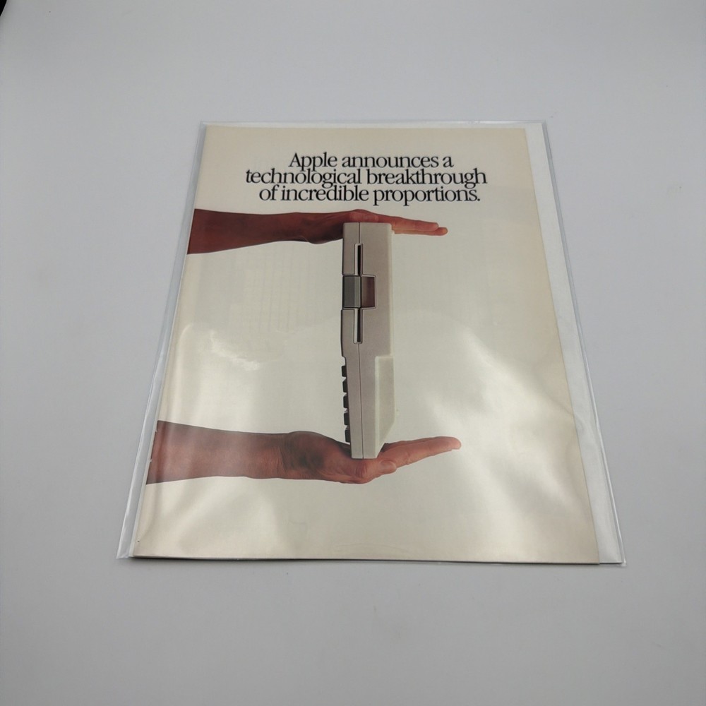 1984 Apple Computer: Breakthrough, 8 Pages Vintage Print Ad