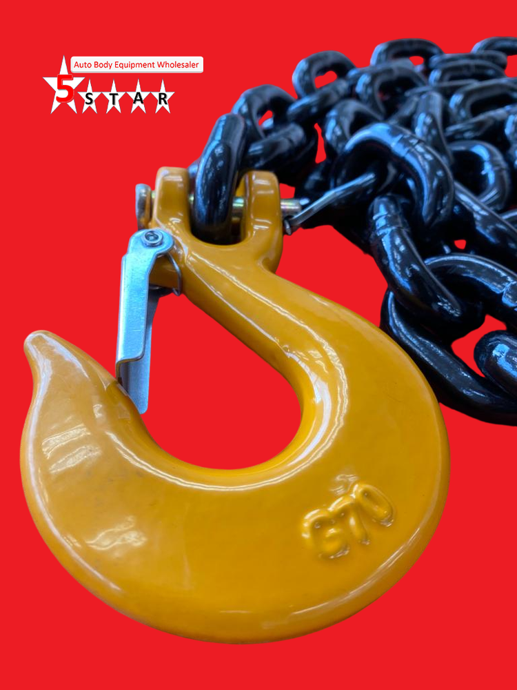 SET#31 AUTO BODY FRAME MACHINE PULLING CHAIN 11 FEET LONG HEAVY DUTY