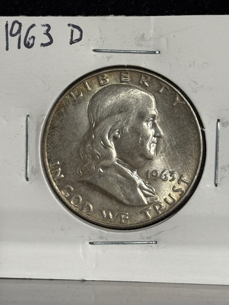 1963 D Franklin Half Dollar AU