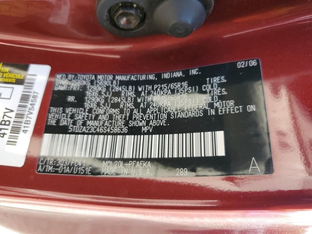 Door Lock Actuator 2006 SIENNA OEM