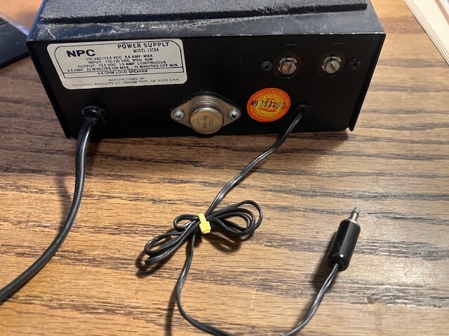 Thomson-CSF NPC Electronics Model 13CB4 Power Supply