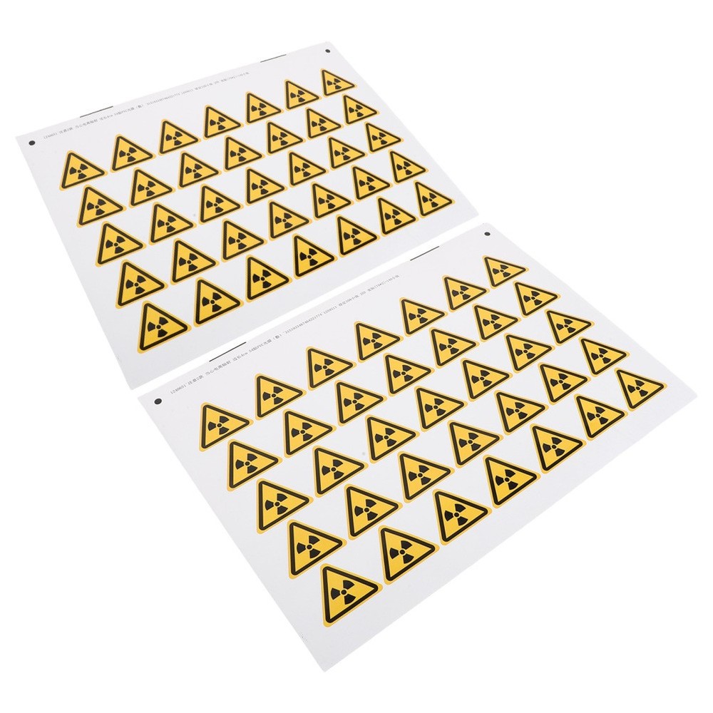 54 Pcs Warning Sign Laser Stickers Do Not Touch Labels
