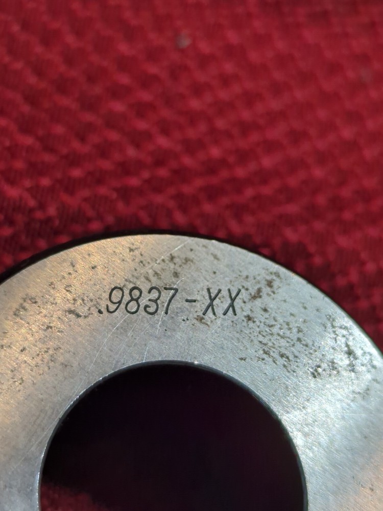 .9837-XX, Plain Smooth Bore RING GAGE (RG11)