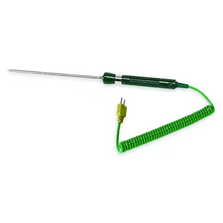 Temperature Probe, Mini Plug, Type K, 4Jpn7