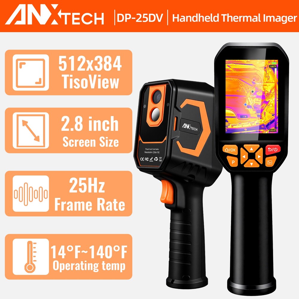ANXTECH Handheld Infrared Thermal Camera Super Resolution 512*384