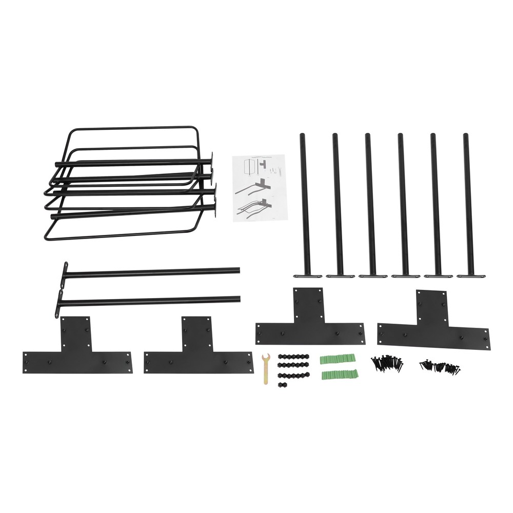 4 PCS Saddle Racks Saddle Rack With Double Pad Bars, Wall-mounted Saddle Rack US