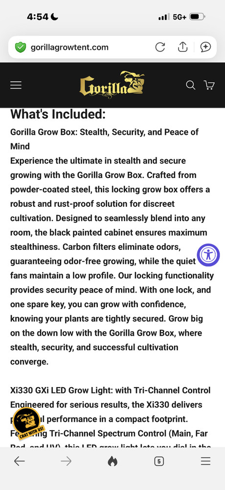 gorilla grow cabinet