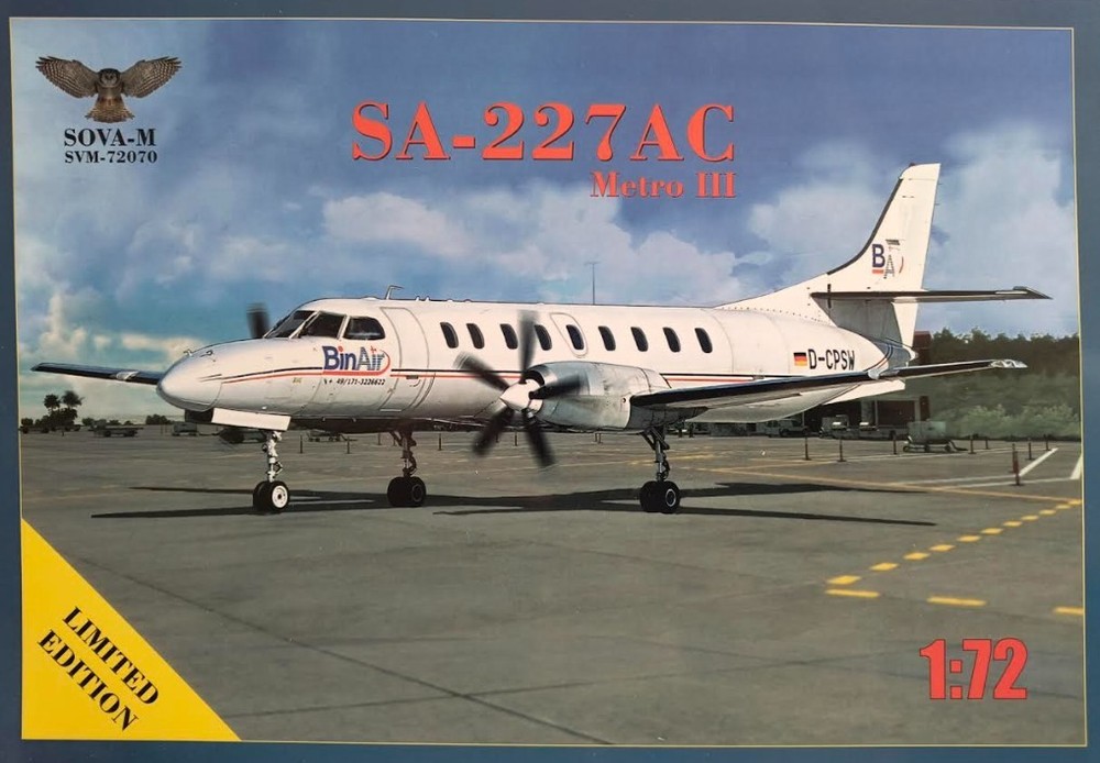 Sova Model 72070 1/72 SA-227AC Plastic model kit