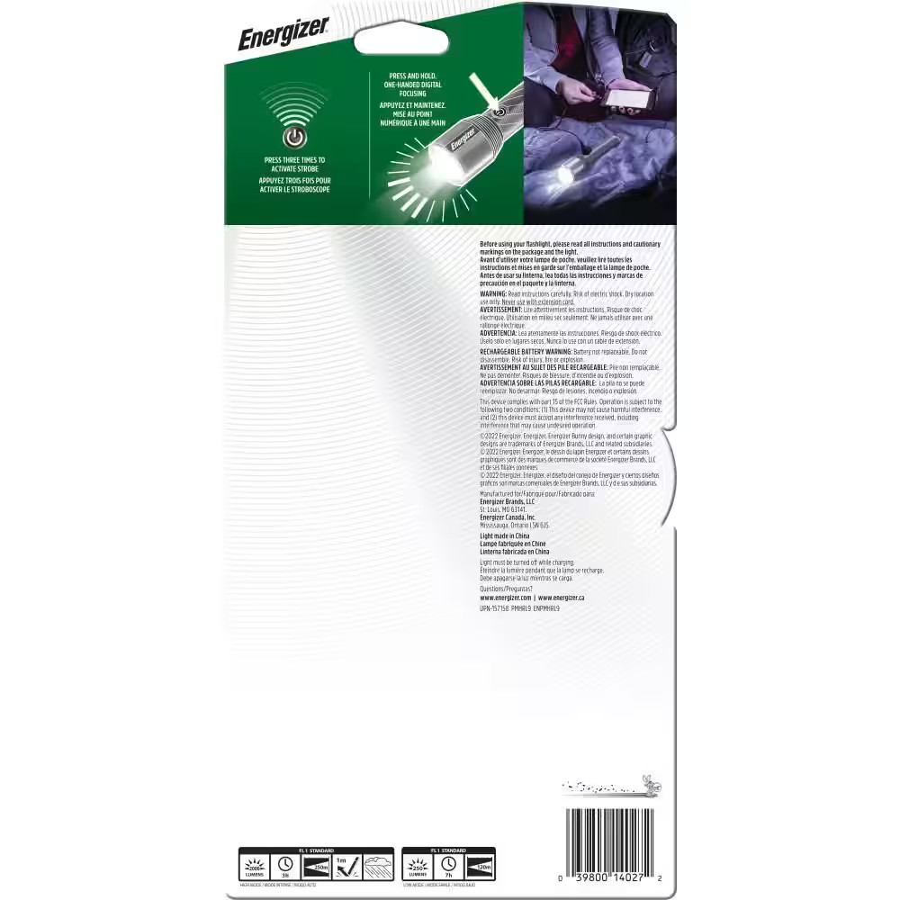 2000 Lumen Rechargeable Handheld Flashlight