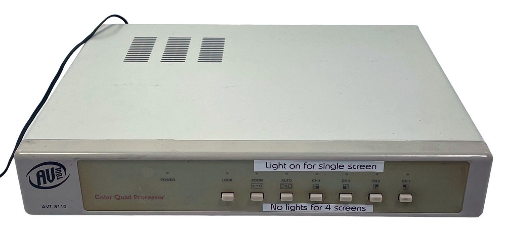 AV Tool Color Quad Processor AVT-8110 ED0001 Tested