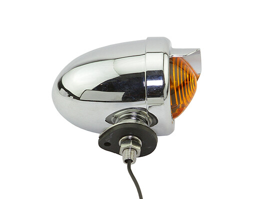Rear Dummy Light Bullet Chrome/Amber.