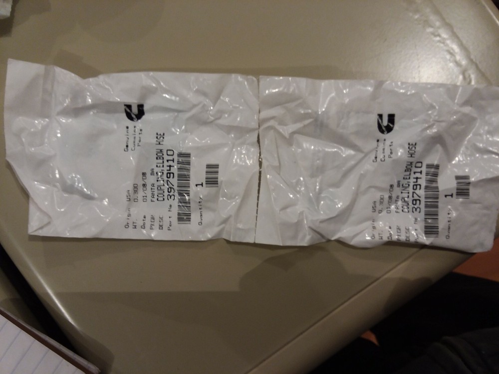 Cummins 3979410 Coupling For Elbow