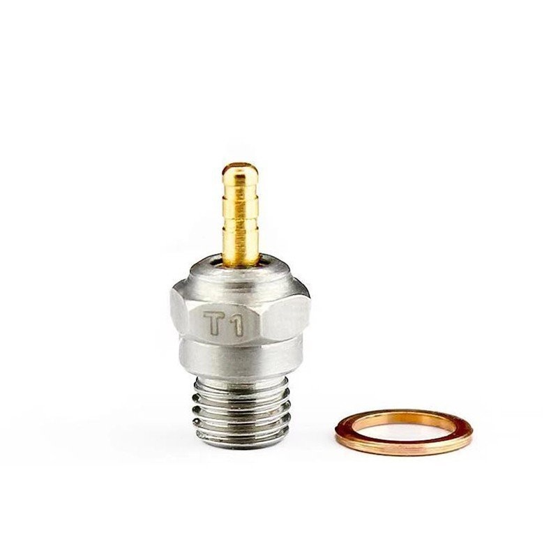Universal Glow Plug for Nitro RC Engines - Hot T1 Type (16-28 Class)