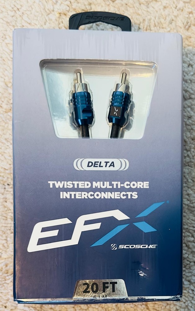 Scosche EFX Delta Twisted Multi-Core Interconnects 20ft
