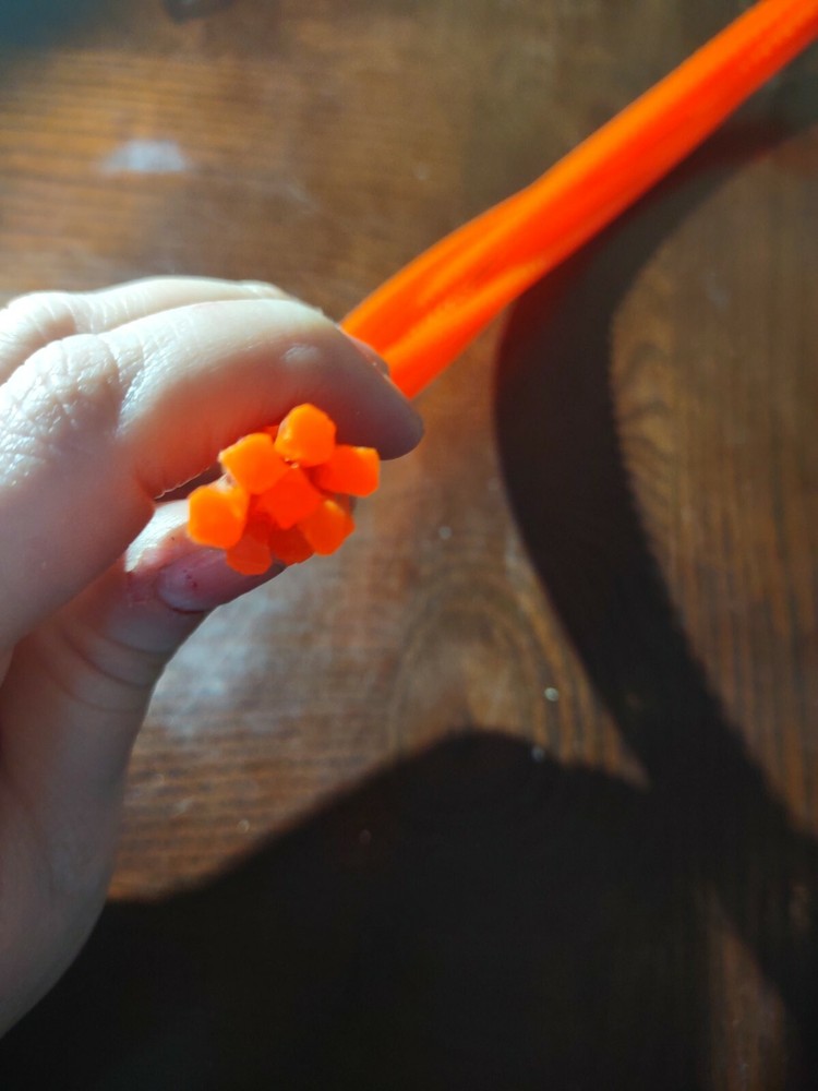 12" Orange Flexi Tubes