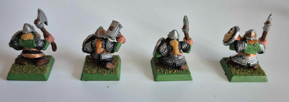 Warhammer Dwarf unit, painted