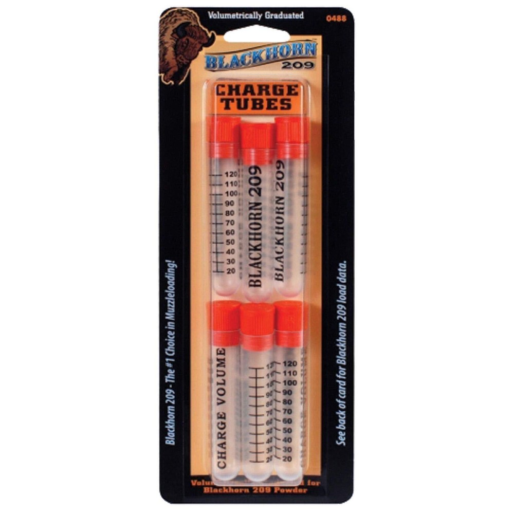 Blackhorn EZ Check Charge Tubes for Muzzleloader Quick Reload 6 Pack