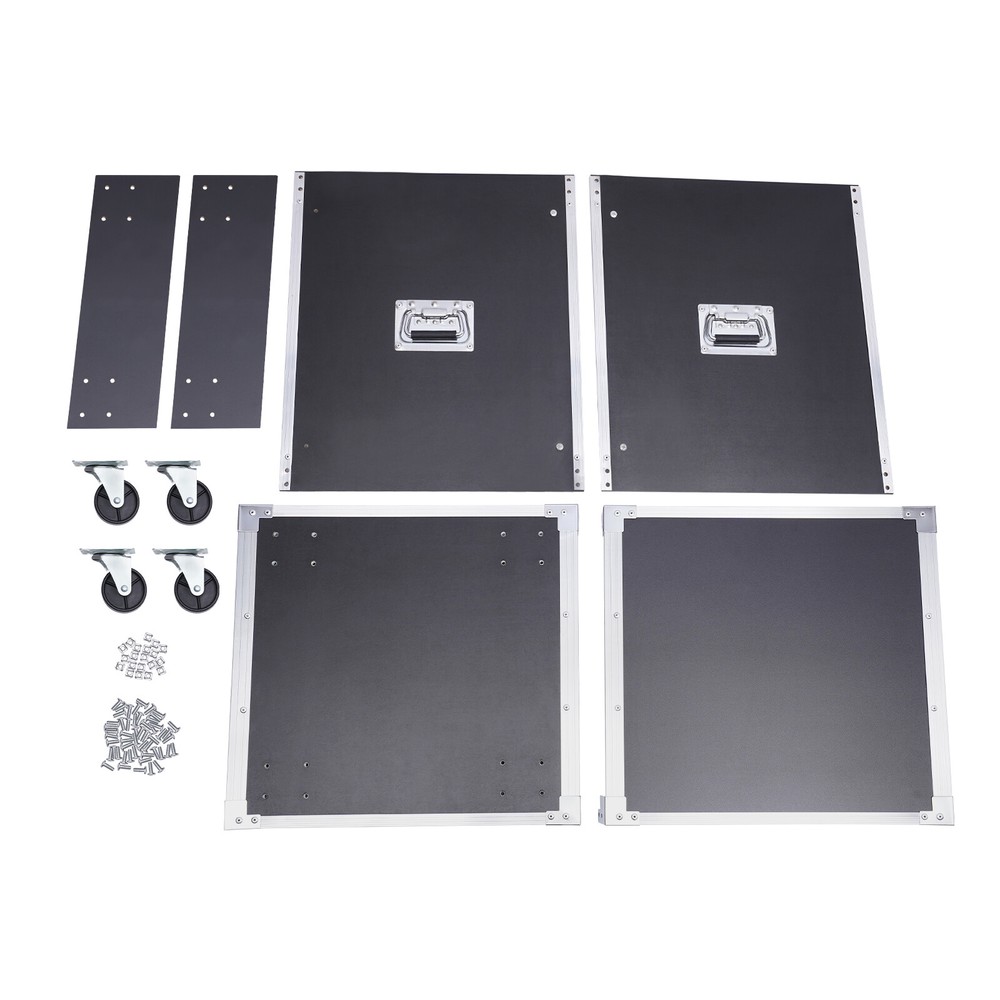 Data Cabinet Rack 12U Rolling Network Server Equipment Rack Cabinet - 21" Deep