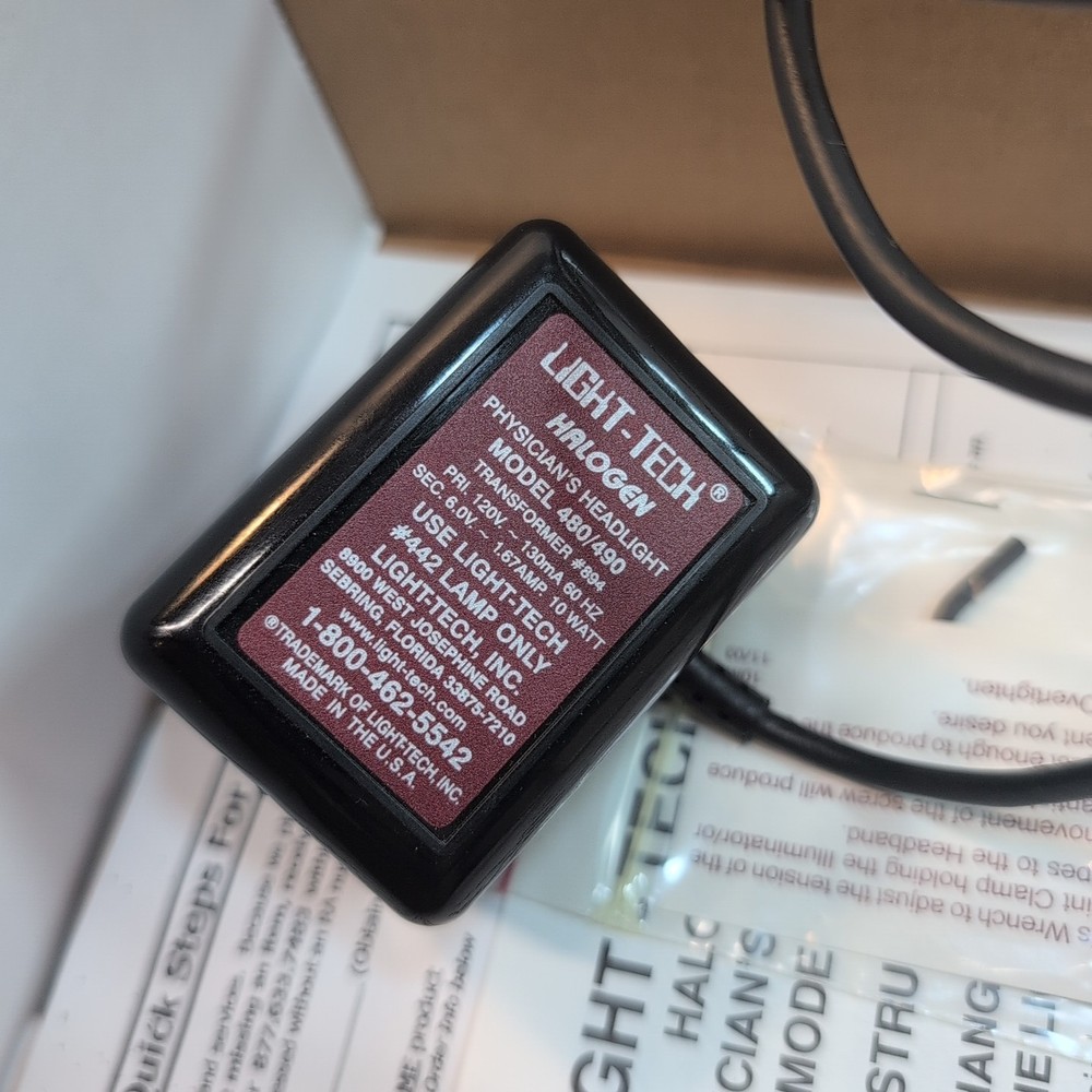 Light-Tech Halogen Physician's/Tech Focusing Headlight Model 480 - Works