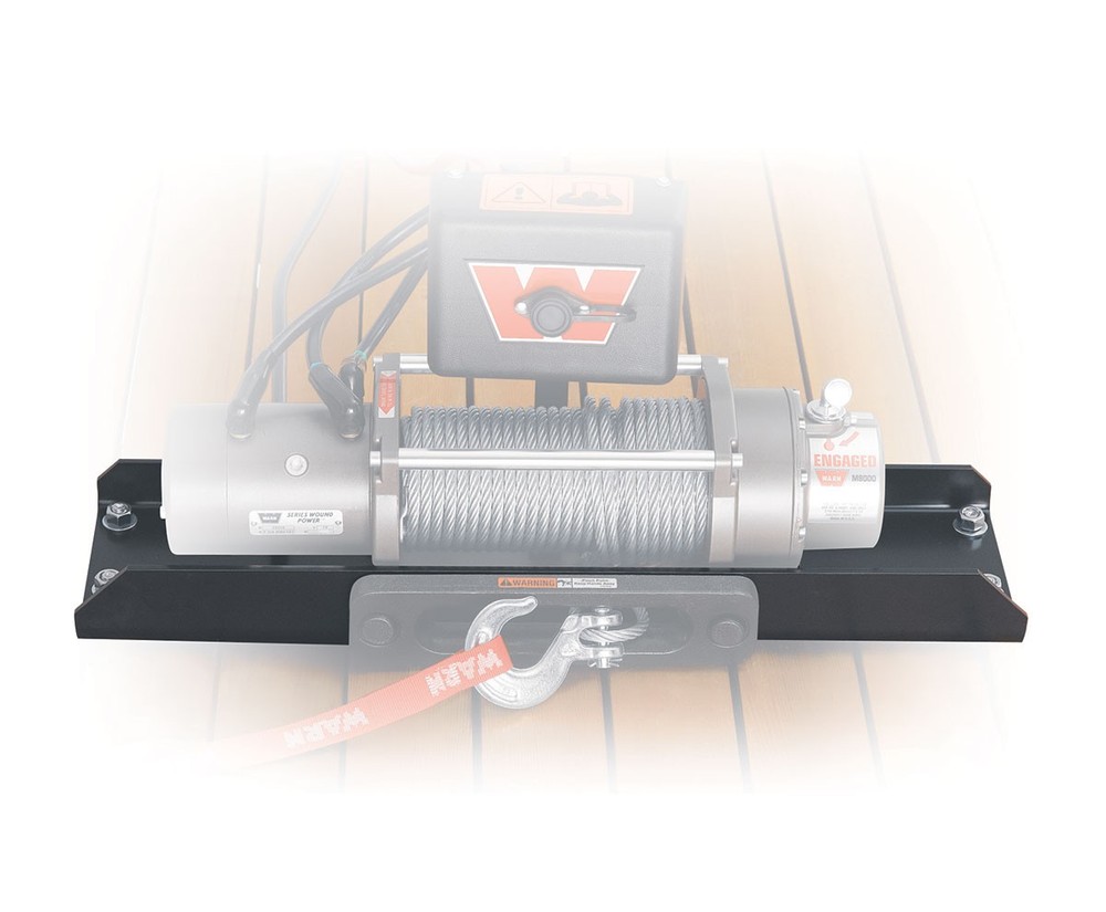 Warn 13942 Universal Winch Mounting Plate For Mid-Frame Winch