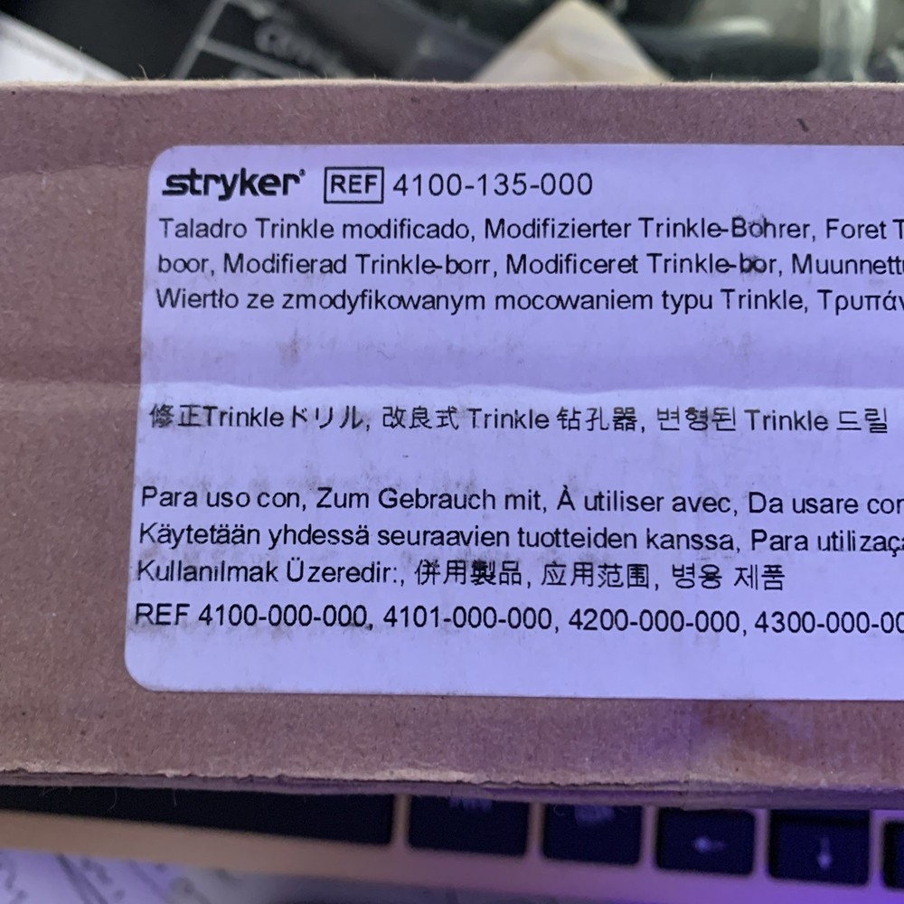 Stryker 4100-135-00 Hudson / Modified Trinkle Drill