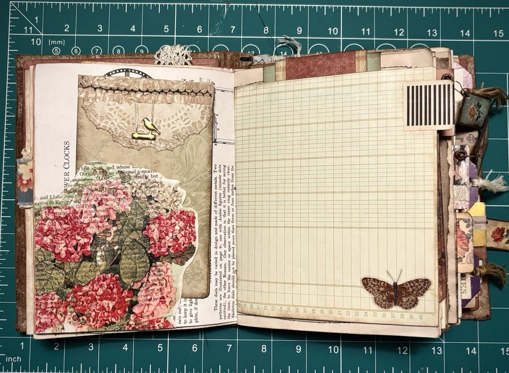 Handmade Junk Journal Victorian Grunge