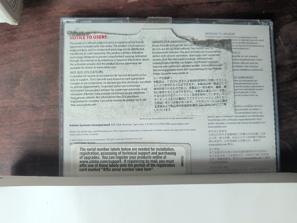 Adobe Photoshop CS for MAC w/Video Workshop Training CD