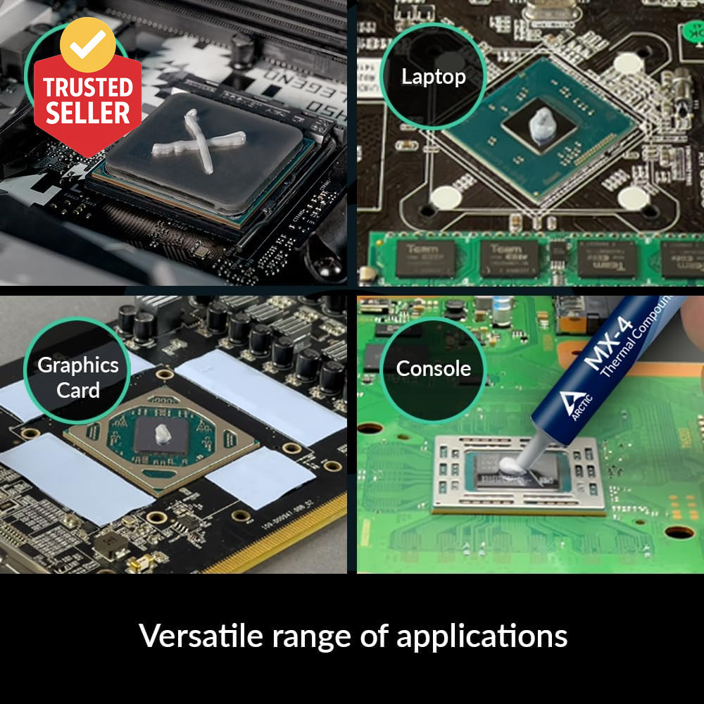 MX-4 (4 G) - Premium Performance Thermal Paste for All Processors (CPU, GPU - PC