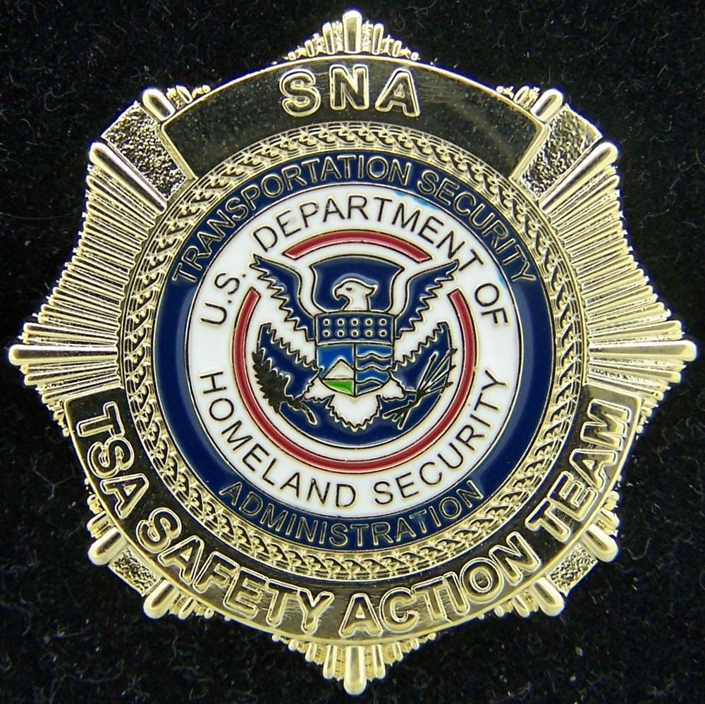 TSA John Wayne Airport SNA Transportation Security Administration Lapel Pin