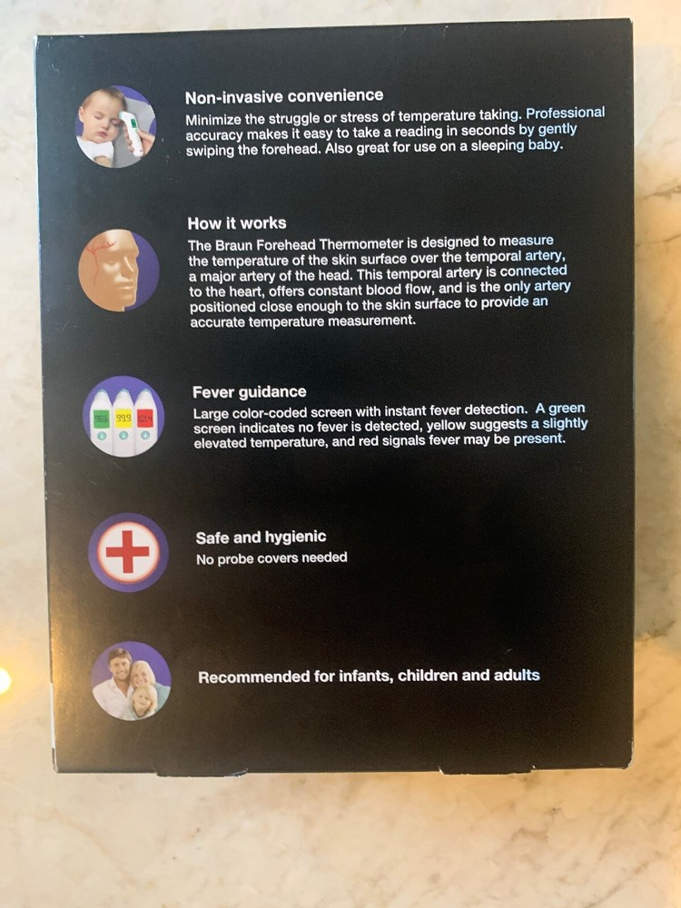 Braun Forehead Thermometer FHT 1000