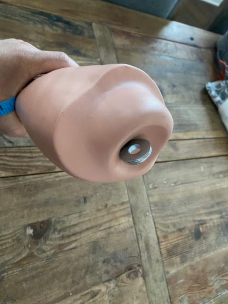 Rubber hand and arm