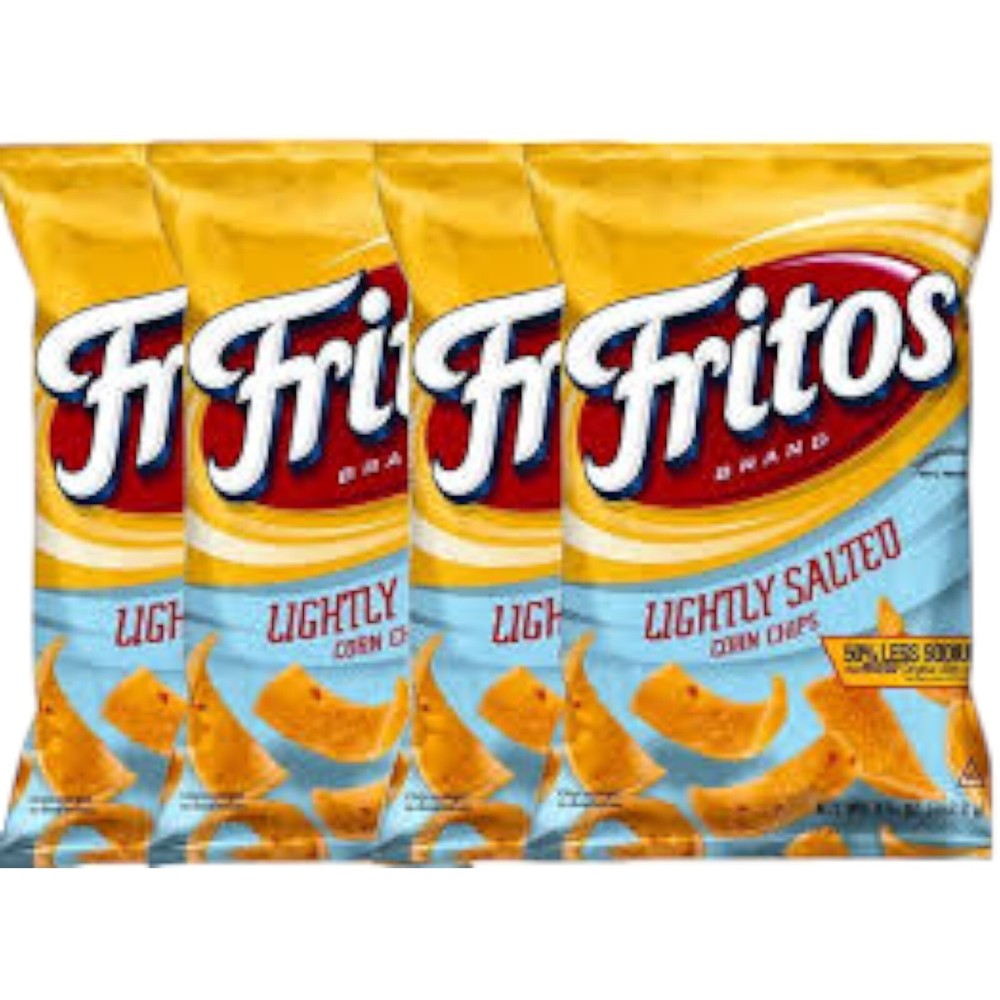 Fritos Lightly Salted Corn Chips 9.25oz 4 Bags