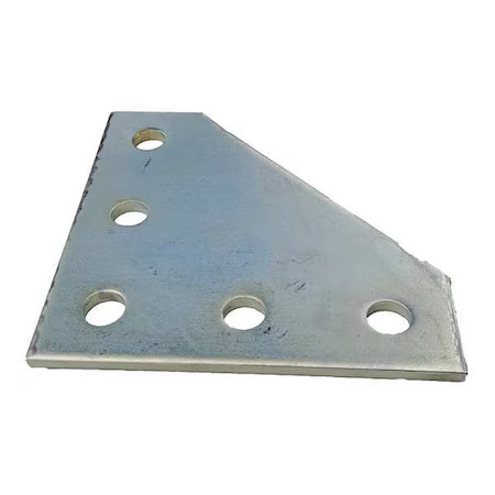 Channel Flat Plate, Silver,  V353eg