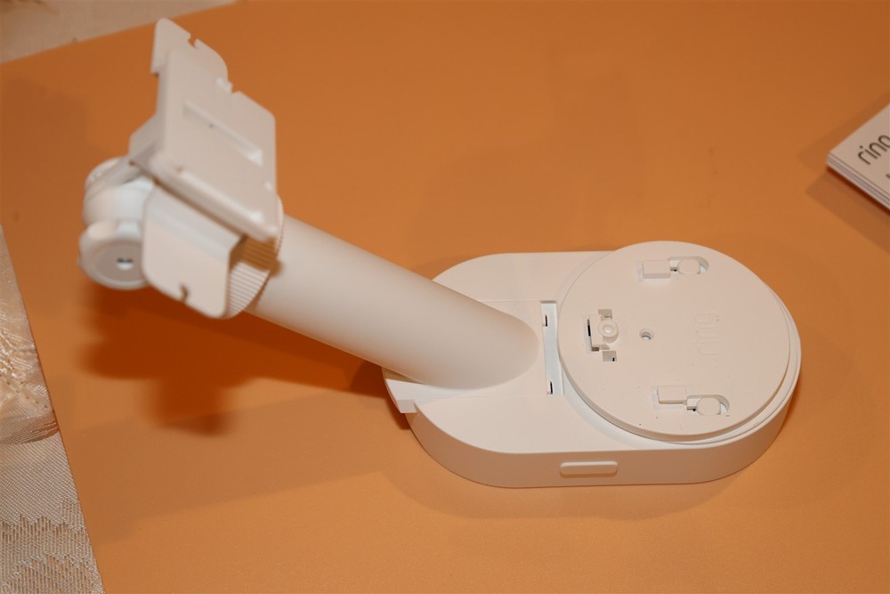 Ring Pole and Wall mount bracket for camera and solar panel.